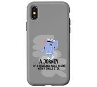 Un refrán Genial Un Viaje de mil Millas Carcasa para iPhone X/XS