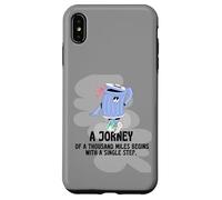 Un refrán Genial Un Viaje de mil Millas Carcasa para iPhone XS MAX