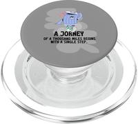 Un refrán Genial Un Viaje de mil Millas PopSockets PopGrip para MagSafe