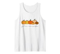Un regalo de otoño y otoño con parche de calabaza de temporada de calabaza Camiseta sin Mangas