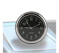 Un reloj compacto para tablero de instrumentos. Viene con un higrómetro. Pantalla analógica brillante. Un reloj que se puede fijar a automóviles, caravanas, camiones y accesorios interiores. Mejora la