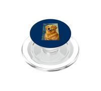 Un Retrato de Golden Retriever en Van Gogh Art Style Dog Lovers PopSockets PopGrip para MagSafe
