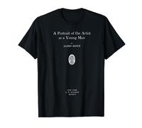 Un retrato del artista como un joven hombre James Joyce título Camiseta