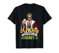 Un Rey Nació En Agosto 11 Feliz Cumpleaños para Mí Tu Leyenda Camiseta