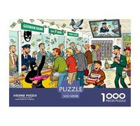 Un Robo en un Banco alemán Puzzle De Madera Impermeable DIY Puzzles De 1000 Piezas para Adultos Imposible Rompecabezas Juegos Desafiantes