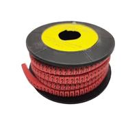 Un rollo de 0 a 9 números,75 mm²-6 mm² Cable marcador alambre envoltura en espiral coloreado 18AWG-12 AWG EC-1 para Orden, Organización y Identificación(Color2,EC-1)