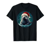 Un Sello cómico Hace Que la Navidad Sea más Brillante Camiseta