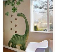 Un set de pegatinas de pared de árbol de dinosaurios con de dinosaurios y animales de , ideal para decorar dormitorios y salas de estar