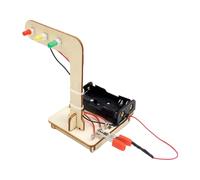 Un Signo De Semáforo Juguetes, Semáforos Para Niños | Modelo De Señal De Rayas Cebra, Conjunto De Proyectos Hechos A Mano | Set De Juego De Letrero De Tráfico Pedagógico De Tráfico, Juego De Educación
