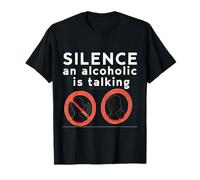 Un Silencio: un esquizo Habla: Divertido Meme Sigma Design Camiseta