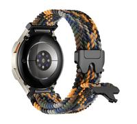 Un Solo Clic Correa Tejida para Samsung Galaxy Watch 7 6 5 4 FE 40mm 44mm/6&4 Classic 46 42 47 43 mm/5Pro 45mm,Nailon Elástica Correa Hebilla Paracaídas Sport Pulsera para Samsung Watch 7 4 6 5 FE