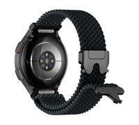 Un Solo Clic Correa Tejida para Samsung Galaxy Watch 7 6 5 4 FE 40mm 44mm/6&4 Classic 46 42 47 43 mm/5Pro 45mm,Nailon Elástica Correa Hebilla Paracaídas Sport Pulsera para Samsung Watch 7 4 6 5 FE