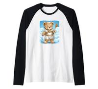 Un suave homenaje al estilo griego antiguo para niños y niñas Camiseta Manga Raglan