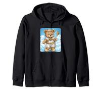 Un suave homenaje al estilo griego antiguo para niños y niñas Sudadera con Capucha