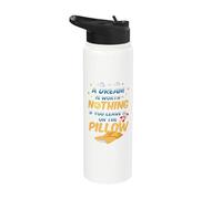 Un sueño no vale nada si lo dejas en la almohada Stainless Steel Insulated Water Bottle