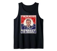 Un Tiempo para la grandeza John F. Kennedy para el Presidente Envejecido JFK Camiseta sin Mangas