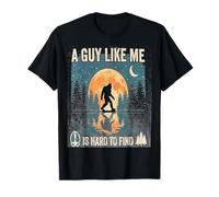 Un Tipo como yo es difícil de Encontrar Divertido Bigfoot Retro Sasquatch Camiseta