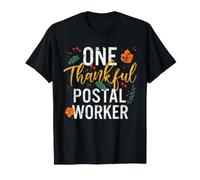 Un Trabajador Postal Agradecido de Acción de Gracias Vintage Camiseta