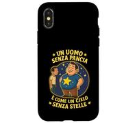 Un uomo senza pancia è come un cielo senza stelle. Per papà Carcasa para iPhone X/XS