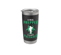 Un verdadero Prepper siempre está preparado para sobrevivir a la preparación del fin del mundo Vaso térmico de acero inoxidable de doble pared