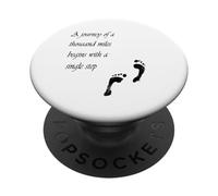 Un Viaje de mil Millas Comienza con un Solo Paso PopSockets PopGrip Adhesivo