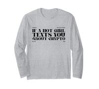 Un viejo dicho sobre las criptomonedas (cita divertida) Manga Larga