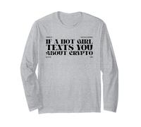 Un Viejo Dicho sobre Las criptomonedas (Declaración Divertida) Manga Larga