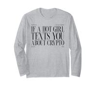 Un Viejo Dicho sobre Las criptomonedas (Declaración Divertida) Manga Larga