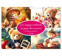 Un voyage enchanté au pays des oursons -Des oursons créés par l'IA (Calendrier mural 2026 DIN A4 vertical), CALVENDO calendrier mensuel: Voyage dans des mondes d'ours enchantés