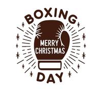 una alegre celebración del día de San Esteban Pegatinas de pared 54.6x59.7cm No daña la superficie de la pared Café