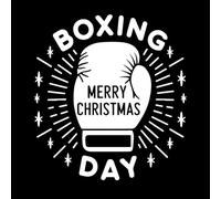 una alegre celebración del día de San Esteban Pegatinas de pared de vinilo 54.6x59.7cm No se cae Blanco