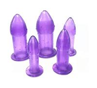 Una amplia gama de juegos anales, que incluyen tapones anales huecos y masajeadores de próstata, ofrecen la mejor experiencia de orgasmo para los en juguetes sexuales.(Lila)