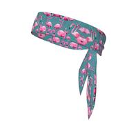 Una bandada de flamencos - Pañuelo deportivo para hombre y mujer, para fitness, correr, yoga, absorbe el sudor