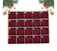 Una Bola de Navidad 20 Piezas Colgantes Decorativos del Árbol Navideño