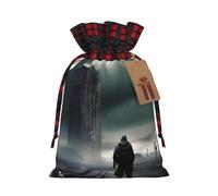 Una bolsa con cordón impresa después del apocalipsis S para envolver fiestas, recuerdos de boda y almacenamiento