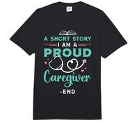 Una Breve Historia Soy Cuidador Profesional Cuidador de enfermería Comfort Colors Adult Heavyweight T-Shirt