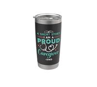 Una breve historia Soy cuidador profesional Cuidador de enfermería Vaso térmico de acero inoxidable de doble pared
