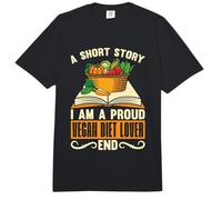 Una Breve Historia Soy un Orgulloso Amante de la Dieta Vegana basada en Plantas Comfort Colors Adult Heavyweight T-Shirt