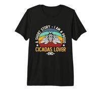 Una Breve Historia Soy un Orgulloso Amante de Las cigarras de Insectos homópteros Camiseta Premium