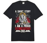 Una Breve Historia Soy un Orgulloso Jefe Bombero Jefe Bombero Comfort Colors Adult Heavyweight T-Shirt