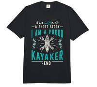Una Breve Historia Soy un Orgulloso Kayaker Kayak Kayaks Kayaker Comfort Colors Adult Heavyweight T-Shirt