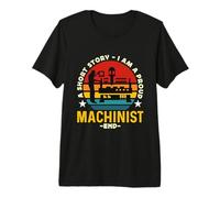 Una Breve Historia Soy un Orgulloso maquinista Operador CNC Maquinista Camiseta Premium
