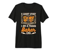 Una Breve Historia Soy un Panadero Orgulloso Confitería Panadería Panadería Camiseta Premium