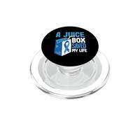 Una Caja de Jugo salvó mi Vida Concientización sobre la Diabetes PopSockets PopGrip para MagSafe