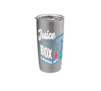 Una caja de jugo salvó mi vida Concientización sobre la diabetes Vaso térmico de acero inoxidable de doble pared
