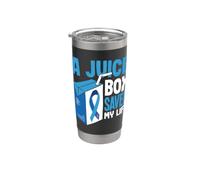 Una caja de jugo salvó mi vida Concientización sobre la diabetes Vaso térmico de acero inoxidable de doble pared