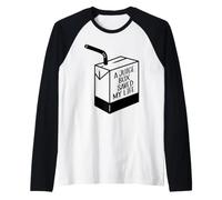 Una Caja de Jugo salvó mi Vida Mes de concientización sobre la Diabetes Diabético Camiseta Manga Raglan