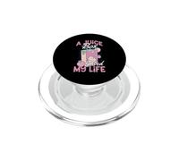 Una Caja de Jugo salvó mi Vida Mes de concientización sobre la Diabetes Diabéticos PopSockets PopGrip para MagSafe