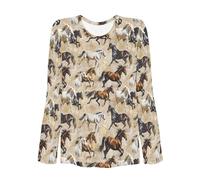 UNA Camiseta de Mujer Moderna e Informal con Camiseta de Mujer Camiseta de Tallas Grandes Camisetas Negras Conjunto de Blusa de Lino Manga Corta Camisetas Informales, beige, M