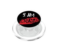 Una Camiseta Loca «Ich Bin Verrückt Handyhülle Graffiti PopSockets PopGrip para MagSafe